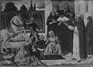 Der heilige Dominikus erweckt Napoleone Orsini vom Tode