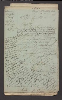 Rückständige Einkünfte bei der Domänenrezeptur Corvey