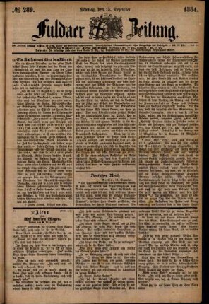 Ausgabe vom Montag, den 15. Dezember 1884.