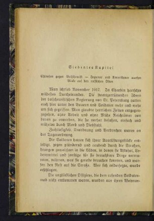 38-43 7. Kapitel, Chinesen gegen Bolschewiki - Japaner und Amerikaner