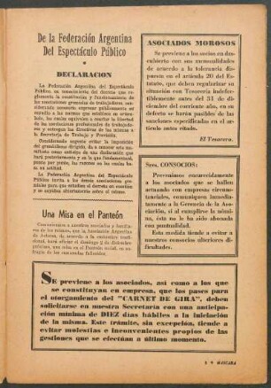 Una Misa en el Panteón