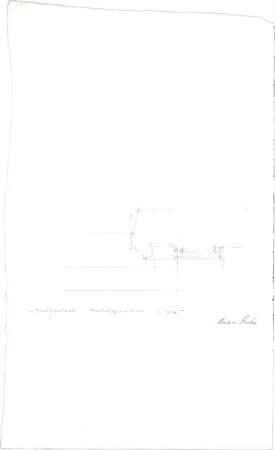 ohne Verfasserangabe; u.a. Florenz, Rom (Italien); Bauaufnahmen - Justizpalast, Portal (Grundriss)