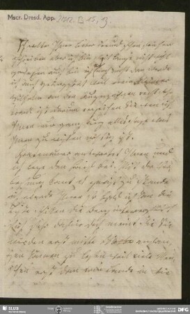 Eigenh. Brief von Sophie Bernhardi an August Wilhelm von Schlegel, Berlin, 30.09.1801