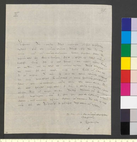 Brief von Falk, Johannes Daniel an Goethe, Johann Wolfgang von