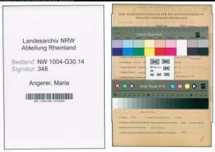 Entnazifizierung Maria Angerer , geb. 03.07.1910 ()