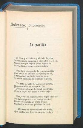 Balcarce, Florencio