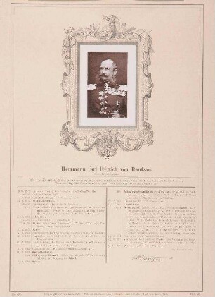 Bildnis von Hermann von Rantzau (1815-1891)