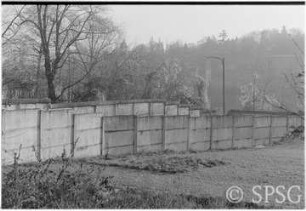 Mauerfall, Potsdam, Klein Glienicke / Griebnitzsee, Grenzanlage.