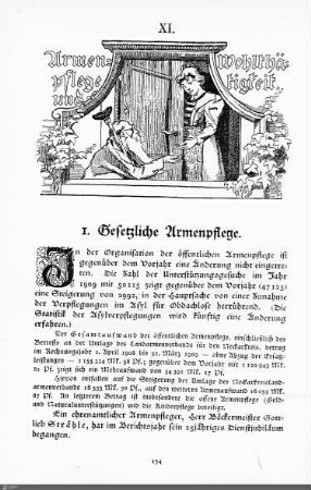 Armenpflege und Wohlthätigkeit.