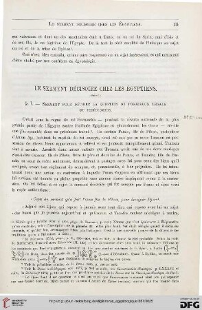 2: Le serment décisoire chez les Égyptiens, [2]