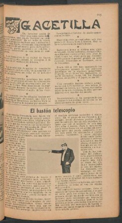 El bastón telescopio