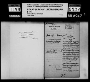 Schuldenwesen der Teilgemeinde Marbächle, Gemeindebezirk Oberrot
