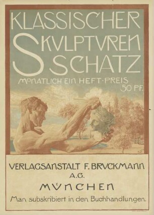Klassischer Skulpturen Schatz. Verlagsanstalt F. Bruckmann