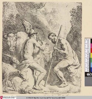 [Merkur und Argus; Mercury and Argus]