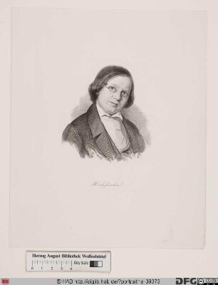 Bildnis Karl Borromäus Sebastian Herloßsohn (eig. Georg Karl Reginald Herloß)