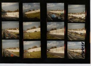Lärmschutzwand - BAB 3, Leverkusen, 1986