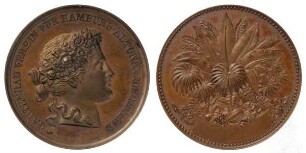Hamburg: Preismedaille des Gartenbau-Vereins für Hamburg-Altona und Umgebung