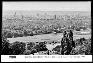 Dresden-Weißer Hirsch, Blick vom Restaurant Luisenhof