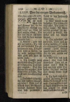 LXXV. Von der ewigen Verdammniß.