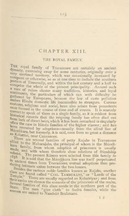 Chapter XIII. The royal family