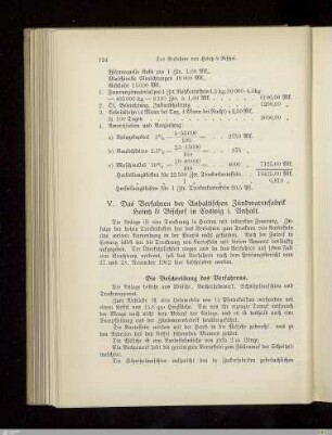 V. Das Verfahren der Anhaltischen Zündwarenfabrik Heintz & Bischof in Coswig i. Anhalt