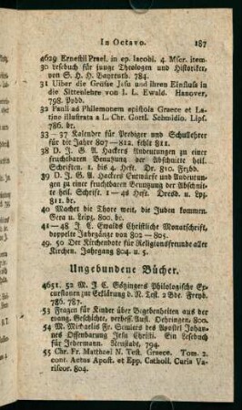 Ungebundene Bücher