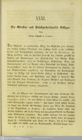 Die Glocken- und Stückgießerfamilie Hilliger