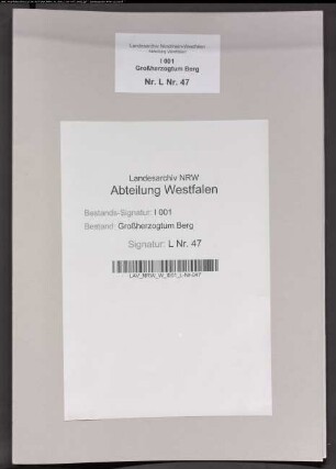 Grundkataster der Gemeinde Beelen