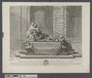 [Grabmal des Kardinals Richelieu in der Chapelle de la Sorbonne in Paris, Rückansicht]