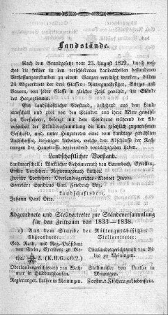 Landstände