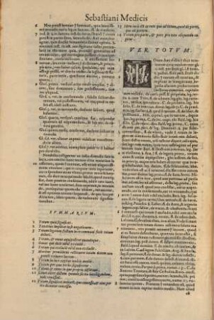 Tractatvs Sebastiani Medicis Florentini I. C. Equitis Sancti Stephani, & Protonotarij Apostolici : Dvobvs Volvminibvs Comprehensi ; Cum summarijs, ac vnico Indice locupletissimo nunc primum in lucem editi, [1]