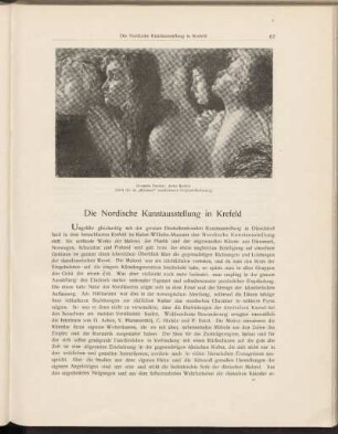 Die nordische Kunstausstellung in Krefeld