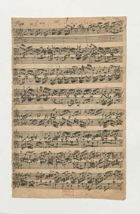Präludien und Fugen. Auszüge (Fuge); cemb; As-Dur; BWV 886