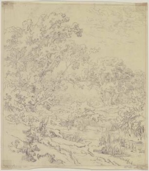 Heroische Landschaft mit Hirten