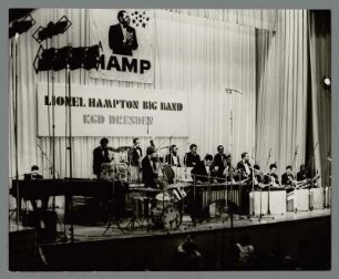 Lionel Hampton All Star Big Band : Lionel Hampton All Star Big Band im Kongresssaal des Hygiene-Museums Dresden