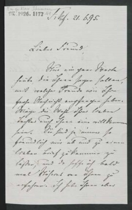Brief an Wilhelm Engelmann : 21.06.1895