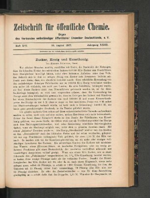 Zucker, Honig und Kunsthonig.