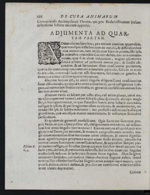 Adjumenta Ad Quartam Partem.
