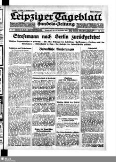 Leipziger Tageblatt und Handelszeitung : Amtsblatt des Rates und des Polizeiamtes der Stadt Leipzig