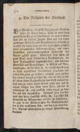 310-321, 3. Die Religion der Kindheit.