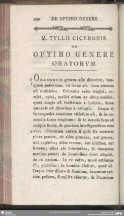 De Optimo Genere Oratorum
