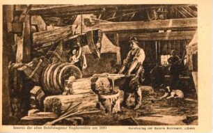 Inneres der alten Rohlfshagener Kupfermühle um 1880