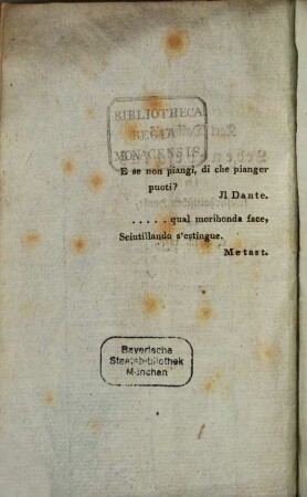 Karl Dalberg's Lebensbeschluß im Westerholtischen Hause, am 8. Horn. 1817