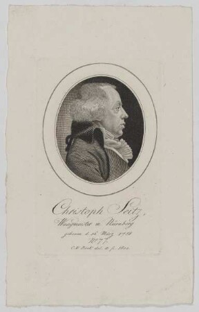 Bildnis des Christoph Seitz