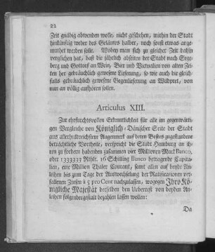 Articulus XIII.
