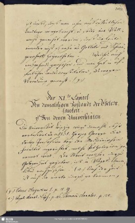 11. Capitel. Von damahligen Zustande der Gelehrsamkeit.