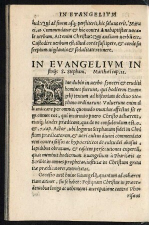 In Evangelium In feriis S. Stephani. Matthaei cap. 23.