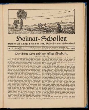 Heimat-Schollen 5. Jahrgang, Nr. 10, 1925
