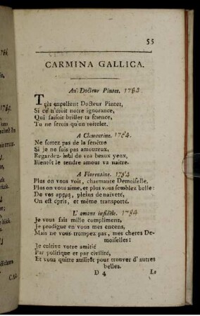 Carmina Gallica.