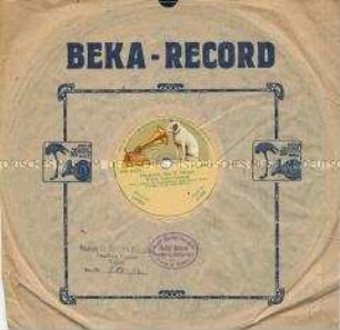 Beka-Record-Plattenhülle